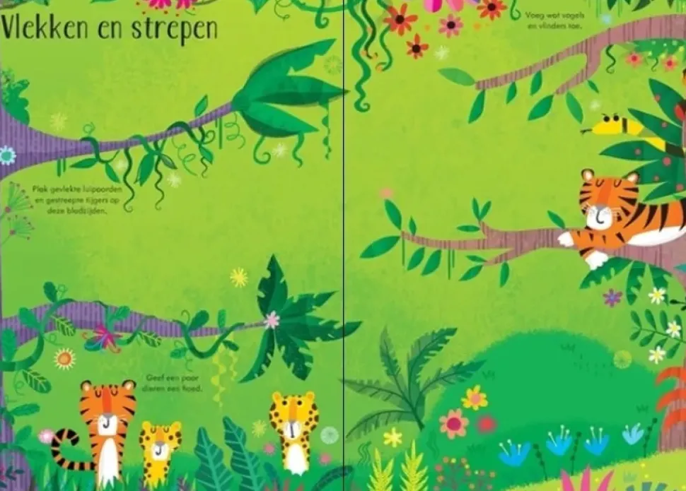 Uitgeverij Usborne Eerste stickerboekje Jungle