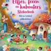 Uitgeverij Usborne Stickerboek Elfjes, feeën en kabouters