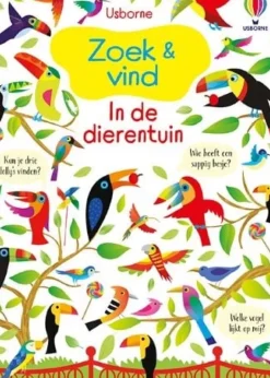 Uitgeverij Usborne Zoek & Vind Dierentuin