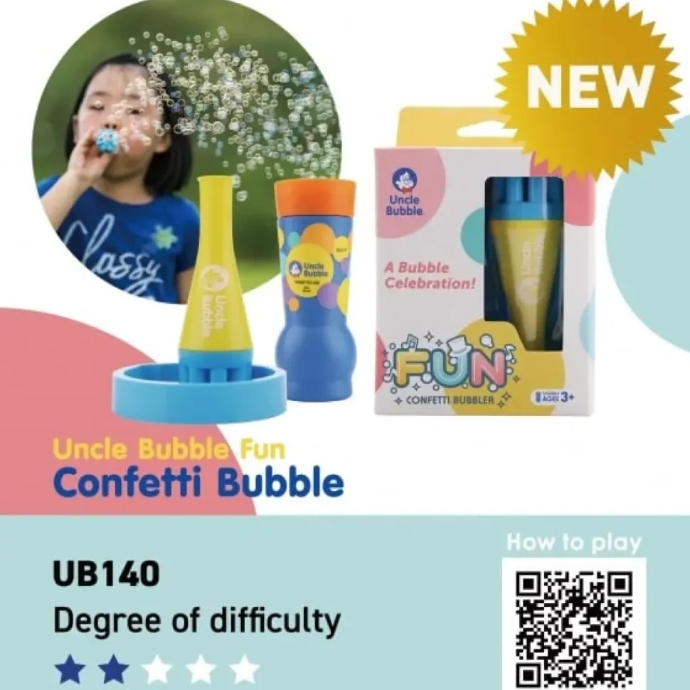 Uncle Bubble Bellenblaas Confetti Bubbels