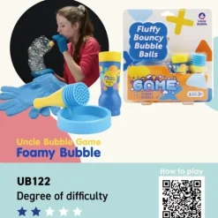 Uncle Bubble Bellenblaas Schuim Foamy Bouncing Bubble Set