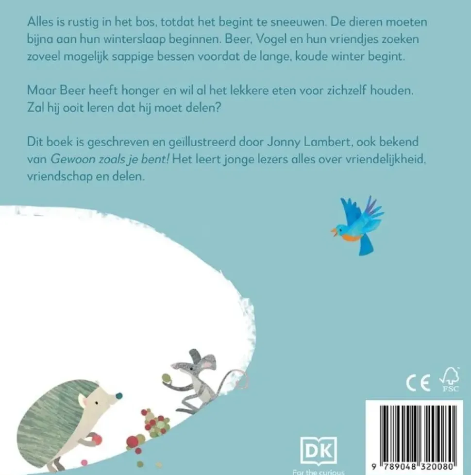 Veltman Uitgevers Beer en vogel leren delen