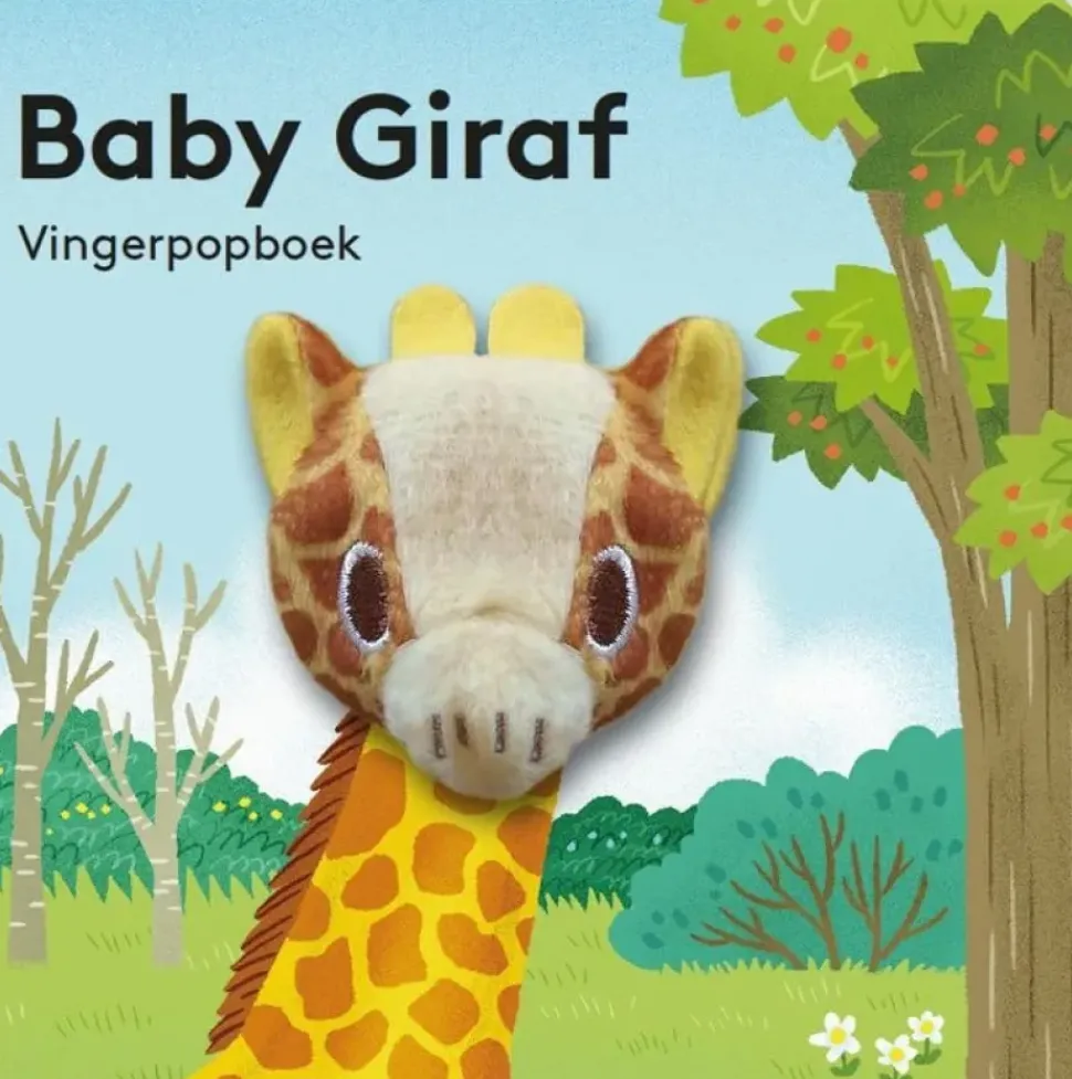 Vingerpopboek Baby Giraf