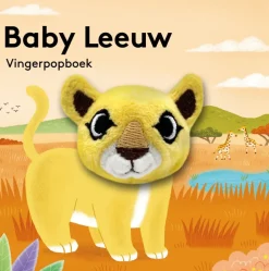 Vingerpopboek Baby Leeuw