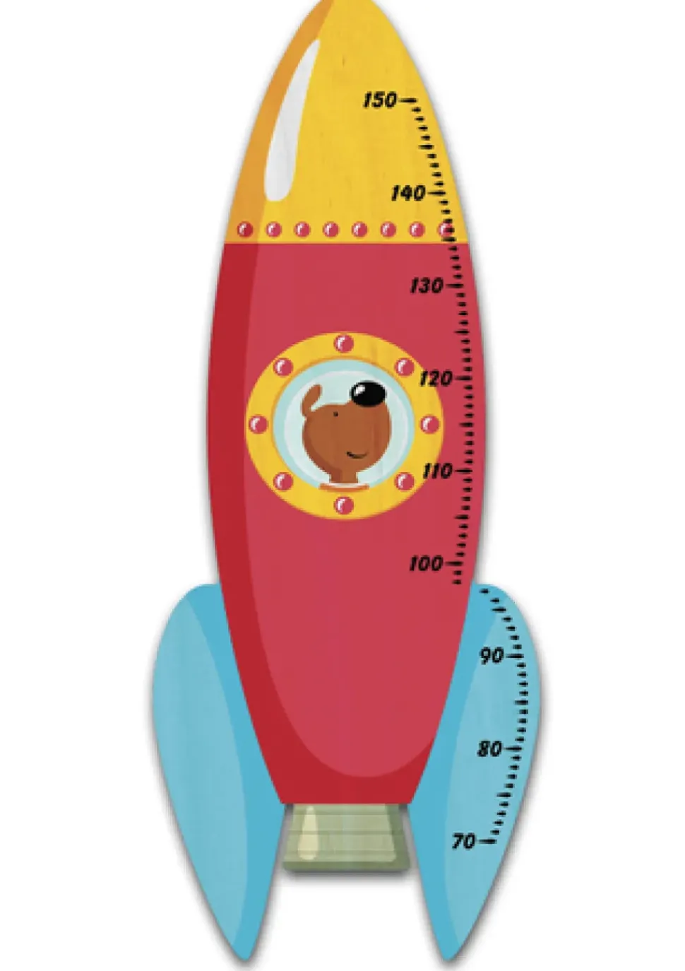 Weizenkorn Groeimeter Raket met Hond Hout