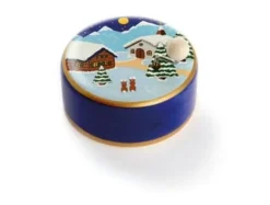 Weizenkorn Muziekdoos Boerderij Winter Hout