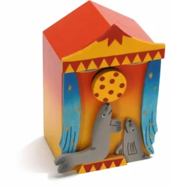 Weizenkorn Muziekdoos 3D Circus Zeeleeuwen Hout