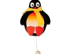 Weizenkorn Muziekdoos Wand 3D Pinguin Hout