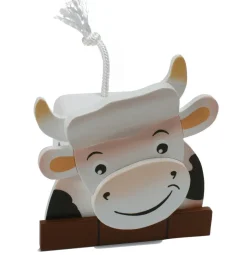 Weizenkorn Spaarpot 3D Koe Hout