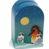 Weizenkorn Spaarpot 3D Pinguin Hout