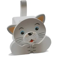 Weizenkorn Spaarpot Kat Hout