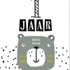 Wenskaart 1 Jaar Tijger