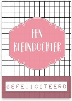 Wenskaart Een Kleindochter Gefeliciteerd