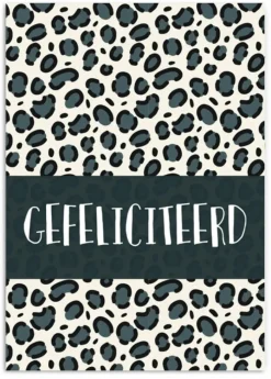 Wenskaart Gefeliciteerd