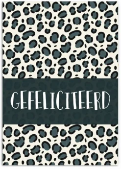 Wenskaart Gefeliciteerd
