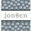 Wenskaart Jongen (regenboog)