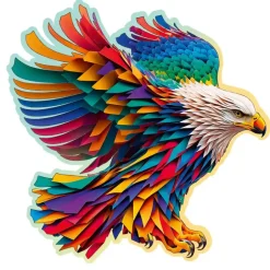 Wooden City Puzzel Hout Bright Eagle 250pcs