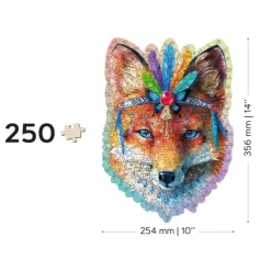 Wooden City Puzzel Hout Mystic Fox 250pcs