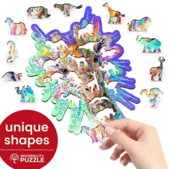 Wooden City Puzzel Hout Natty Giraffe 150pcs