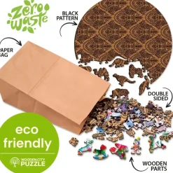 Wooden City Puzzel Hout Natty Giraffe 150pcs