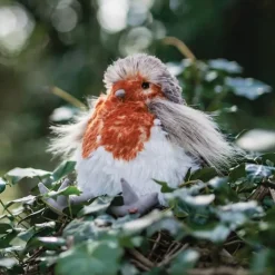 Wrendale Designs Knuffel Vogel Roodborstje Medium 16cm