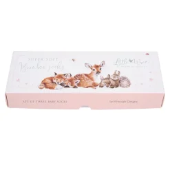 Wrendale Designs Little Forest Baby Socks Set - 6-12 Months