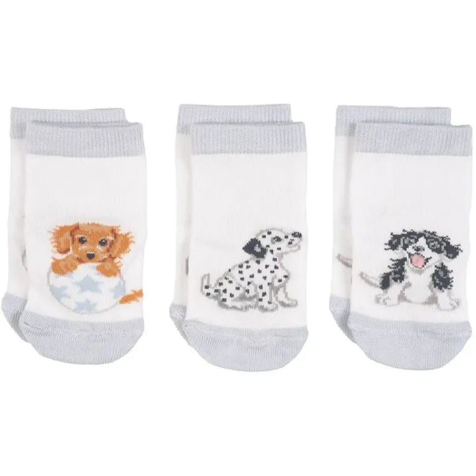 Wrendale Designs Little Paws Baby Socks Set - 6-12 Months