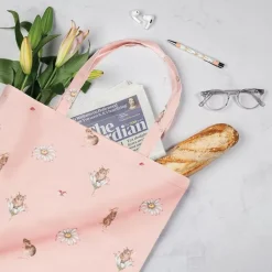 Wrendale Designs Opvouwbare Boodschappentas Muis Oops a Daisy
