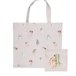 Wrendale Designs Opvouwbare Boodschappentas Hond A Dog's Life