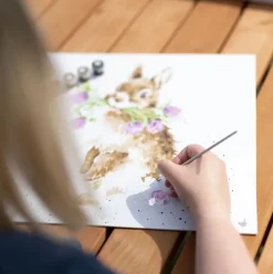 Wrendale Designs Paint by Numbers - Head Clover Heels (Rabbit)