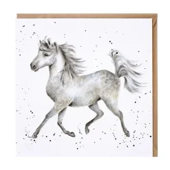 Wrendale Designs Wenskaart Paard Hot to Trot