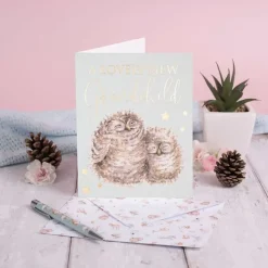 Wrendale Designs Wenskaart Words of Wisdom  - A Lovely New Grandchild