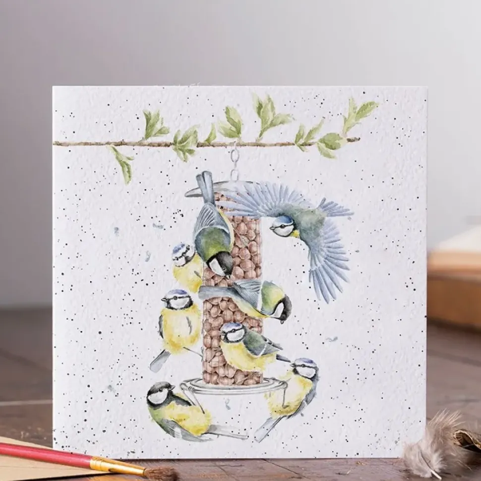 Wrendale Designs Wenskaart Vogels Bon Appetit!