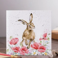 Wrendale Designs Wenskaart Field of Flowers