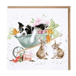 Wrendale Designs Wenskaart Sleeping on the Job