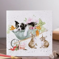 Wrendale Designs Wenskaart Sleeping on the Job