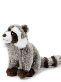 WWF Knuffel Raccoon Black White 23 cm