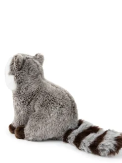 WWF Knuffel Raccoon Black White 23 cm