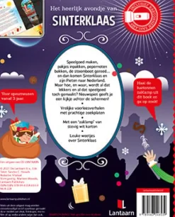 Zaklampboek Het heerlijk avondje van Sinterklaas