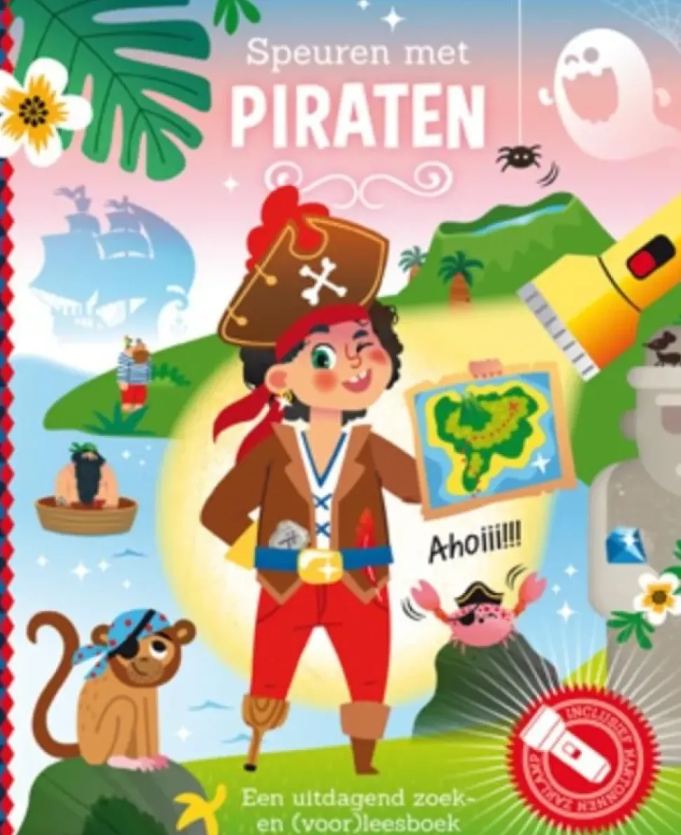 Zaklampboek Speuren met piraten