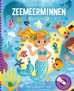 Zaklampboek Speuren met zeemeerminnen