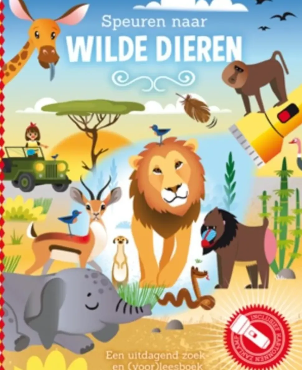 Zaklampboek Speuren naar wilde dieren
