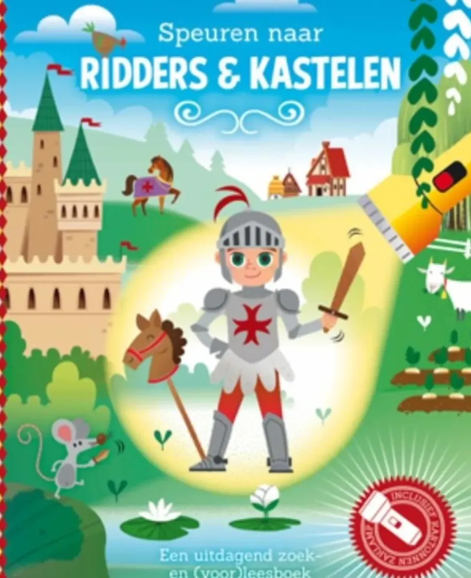 Zaklampboek Speuren naar ridders & kastelen
