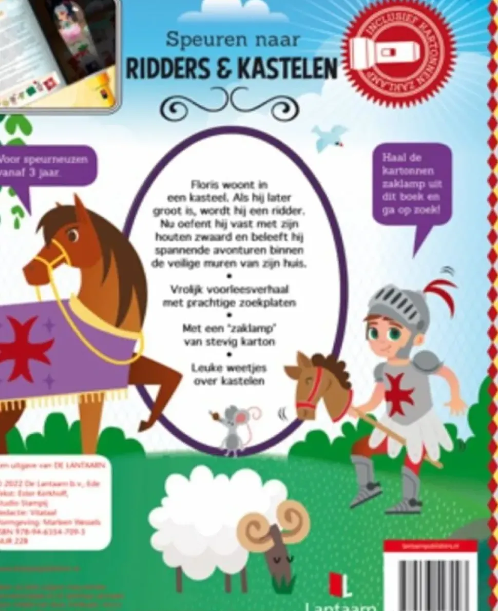 Zaklampboek Speuren naar ridders & kastelen
