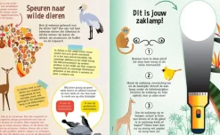 Zaklampboek Speuren naar wilde dieren
