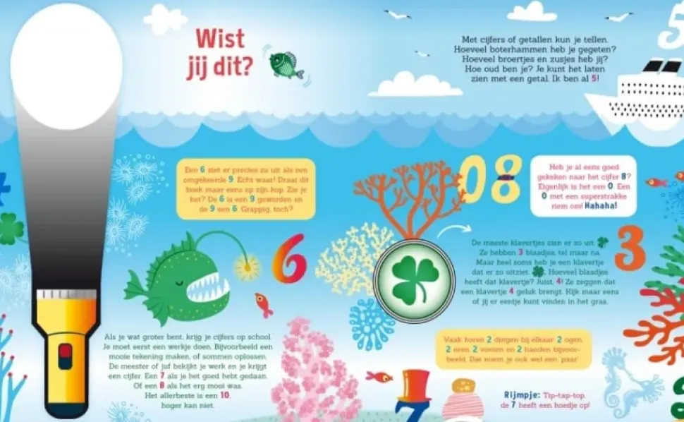 Zaklampboek Speuren naar cijfers