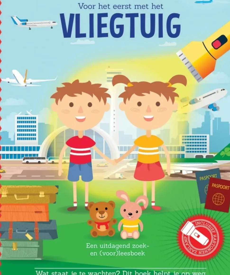 Zaklampboek Voor het eerst met het vliegtuig