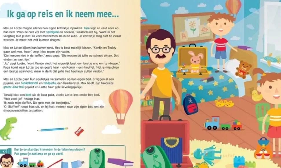 Zaklampboek Voor het eerst met het vliegtuig